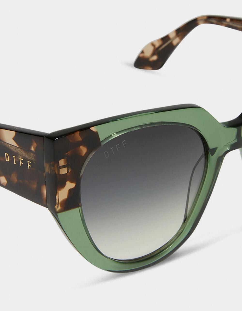 DIFF EYEWEAR Ivy Polarized Sunglasses - SAGE Product Image