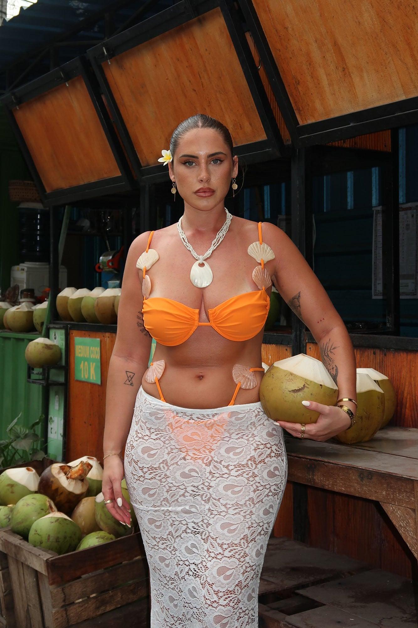 She Sells Seashells 2 Piece Bikini - Orange Product Image