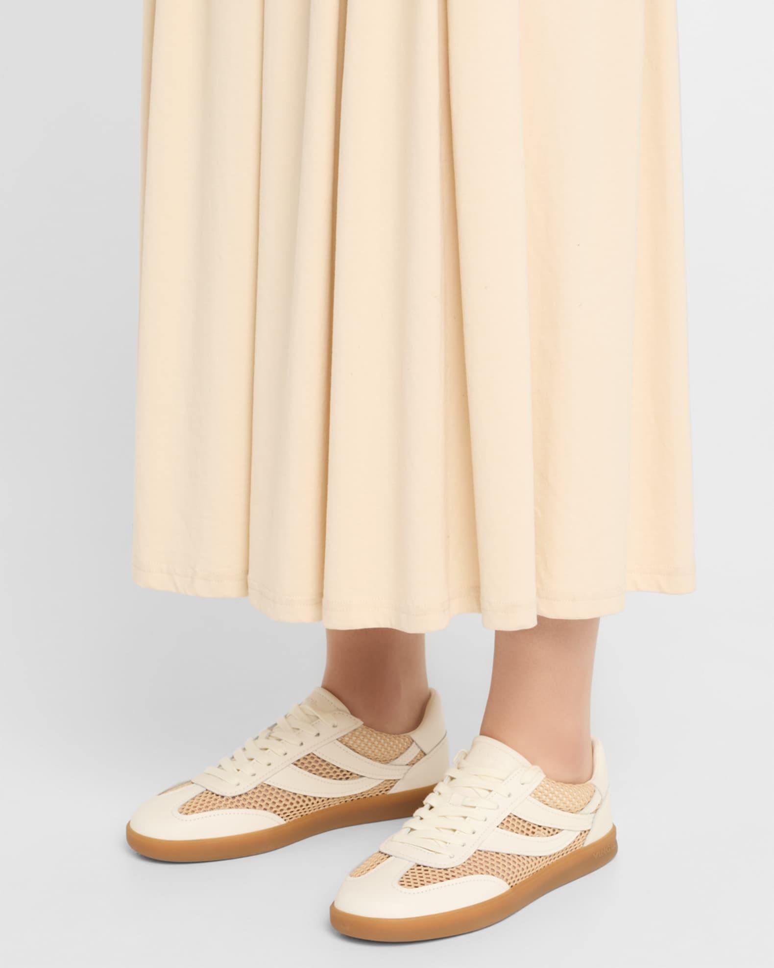 Oasis Net Leather Low-Top Sneakers Product Image