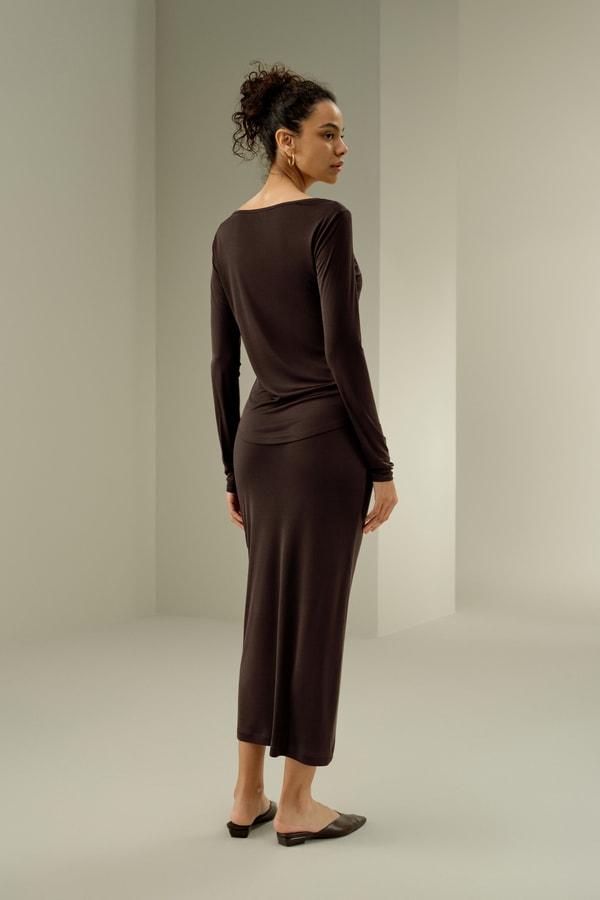 LILYSILK Womens Silk Tops | Lily White Washable Silk | Natural Flow Long Sleeve Tops L Product Image