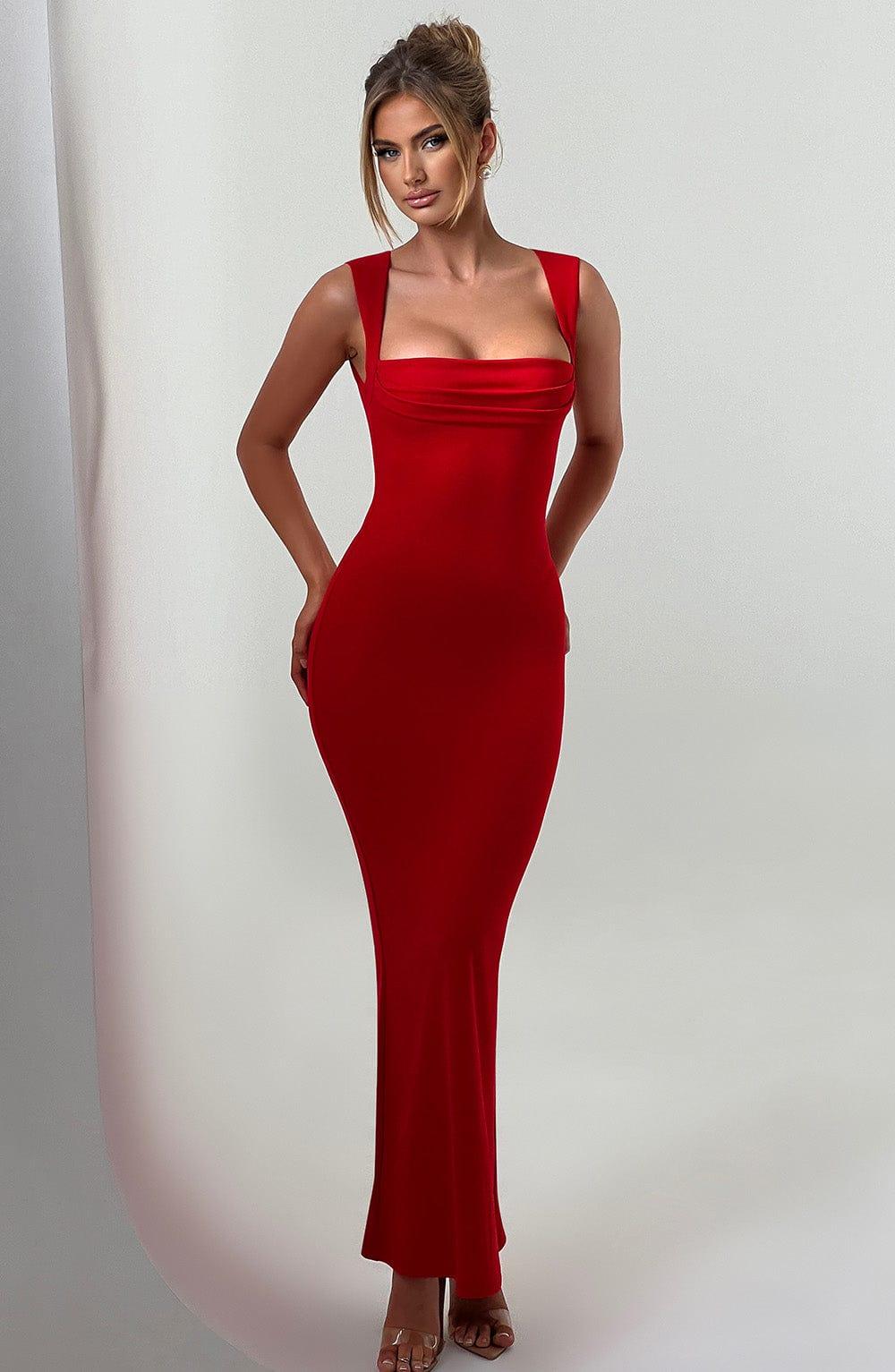 Helena Maxi Dress - Red Product Image