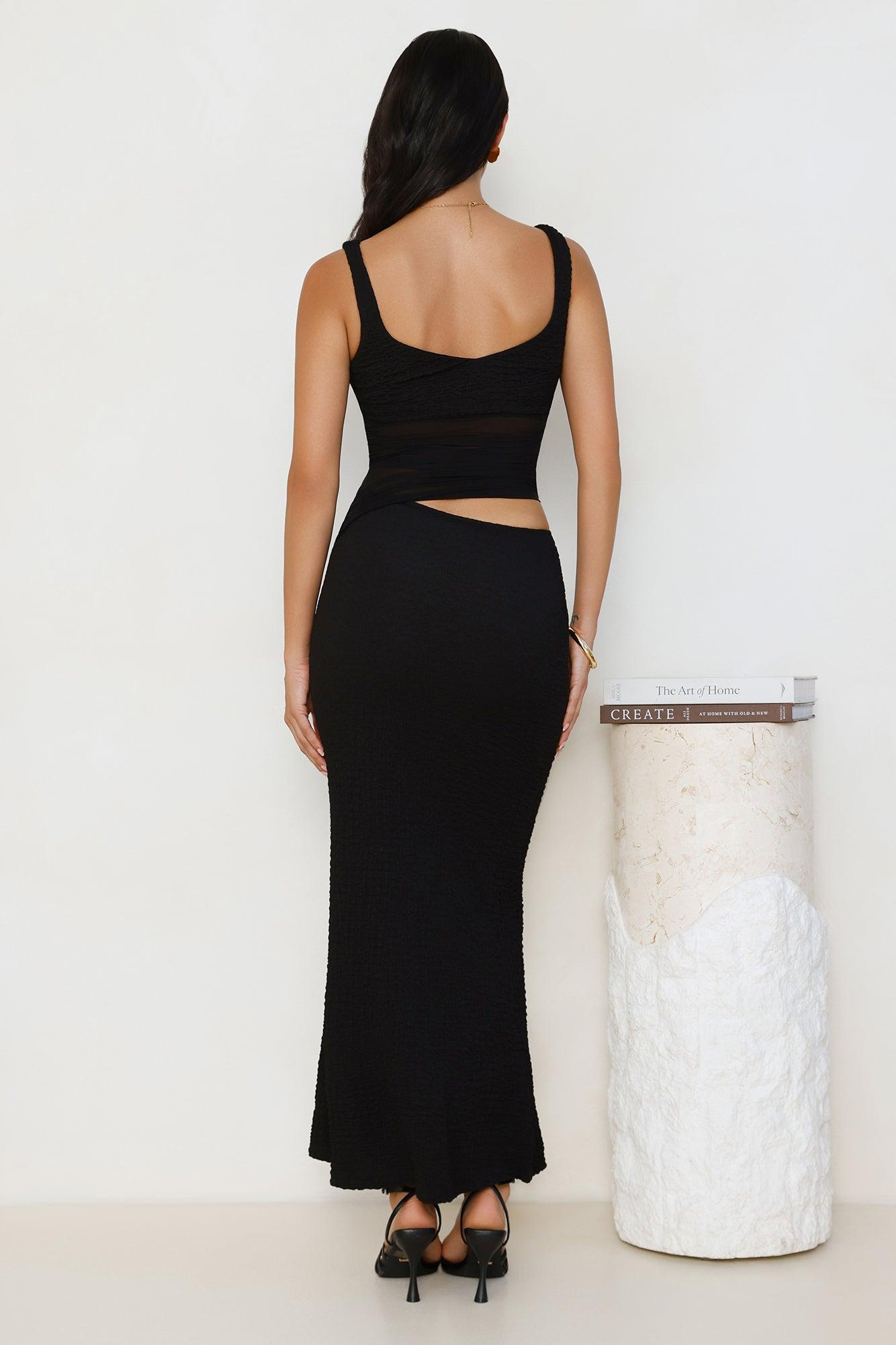 Explore Style Maxi Dress Black Product Image