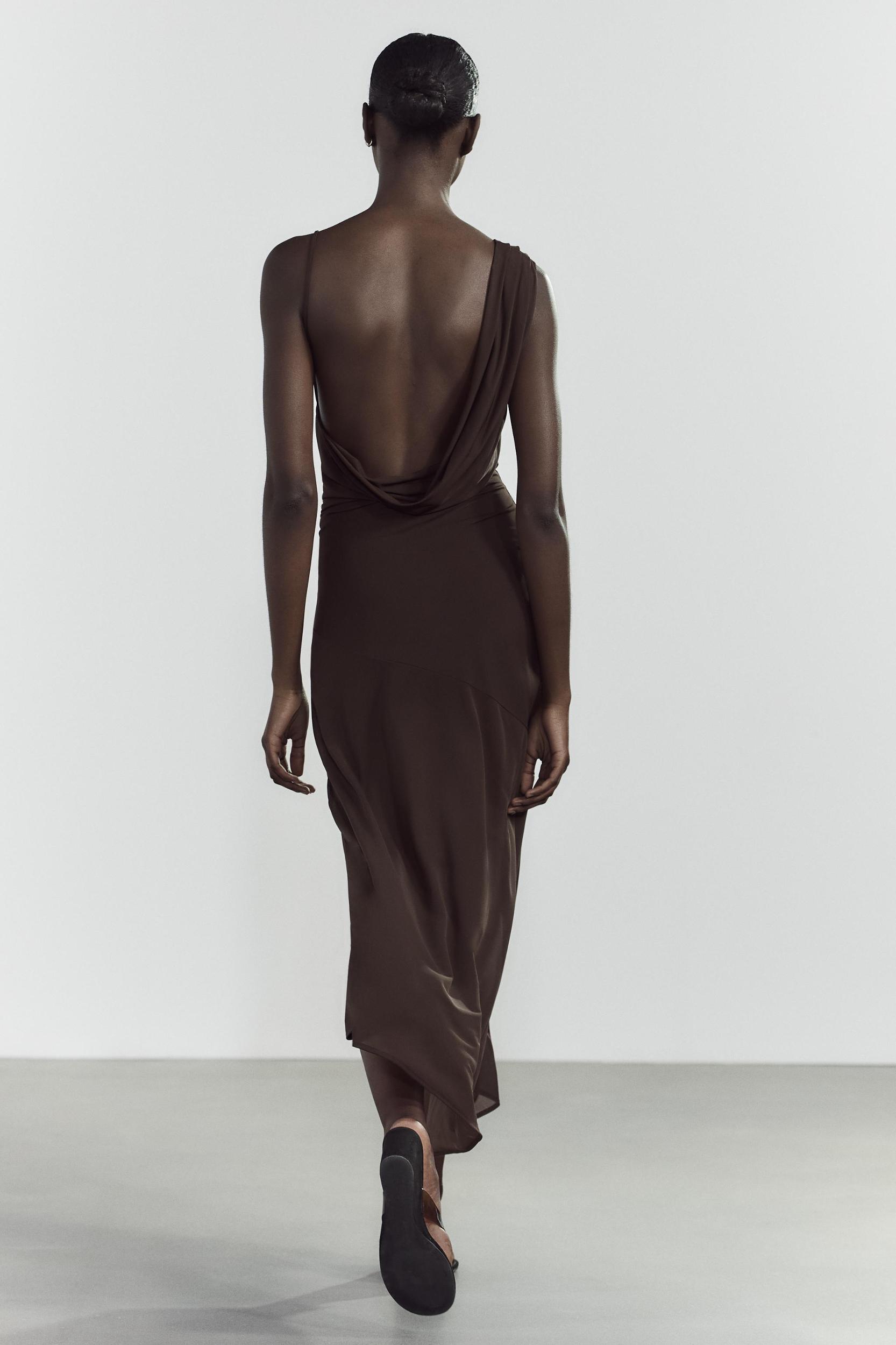 LONG ASYMMETRICAL DRESS Product Image