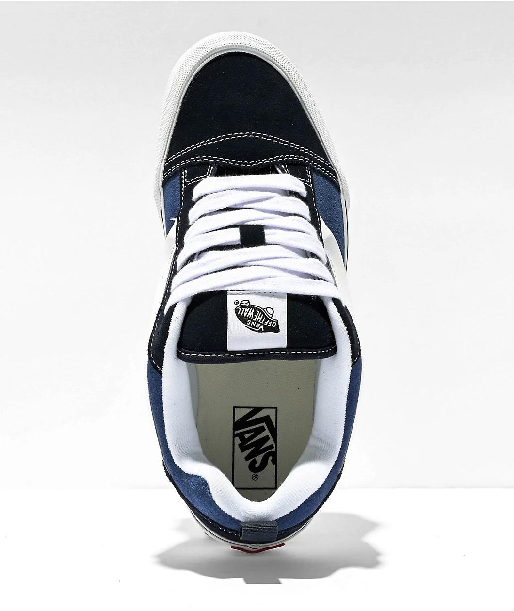 Vans Knu Skool Navy Blue Skate Shoes Product Image