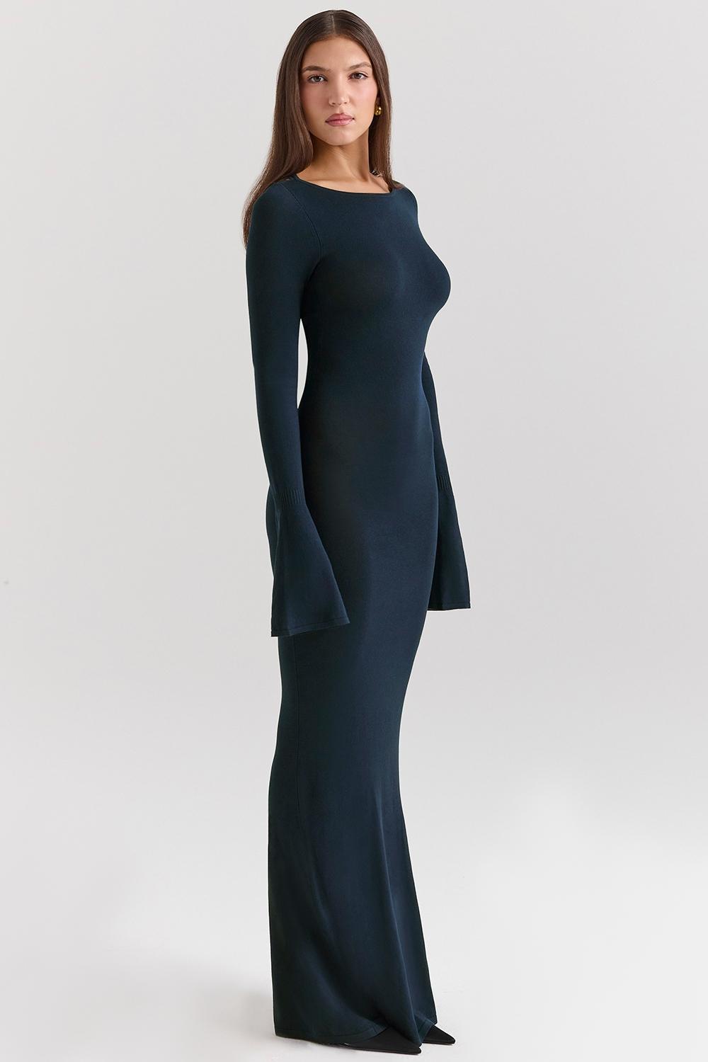 Christiane  midnight blue maxi dress Product Image