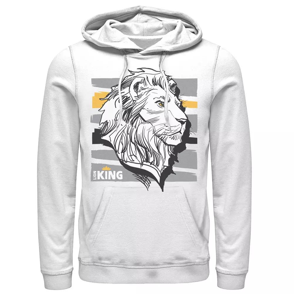 Disney's The Lion King Live Action Mufasa Men's Sketched Portrait Pullover Hoodie,  Product Image