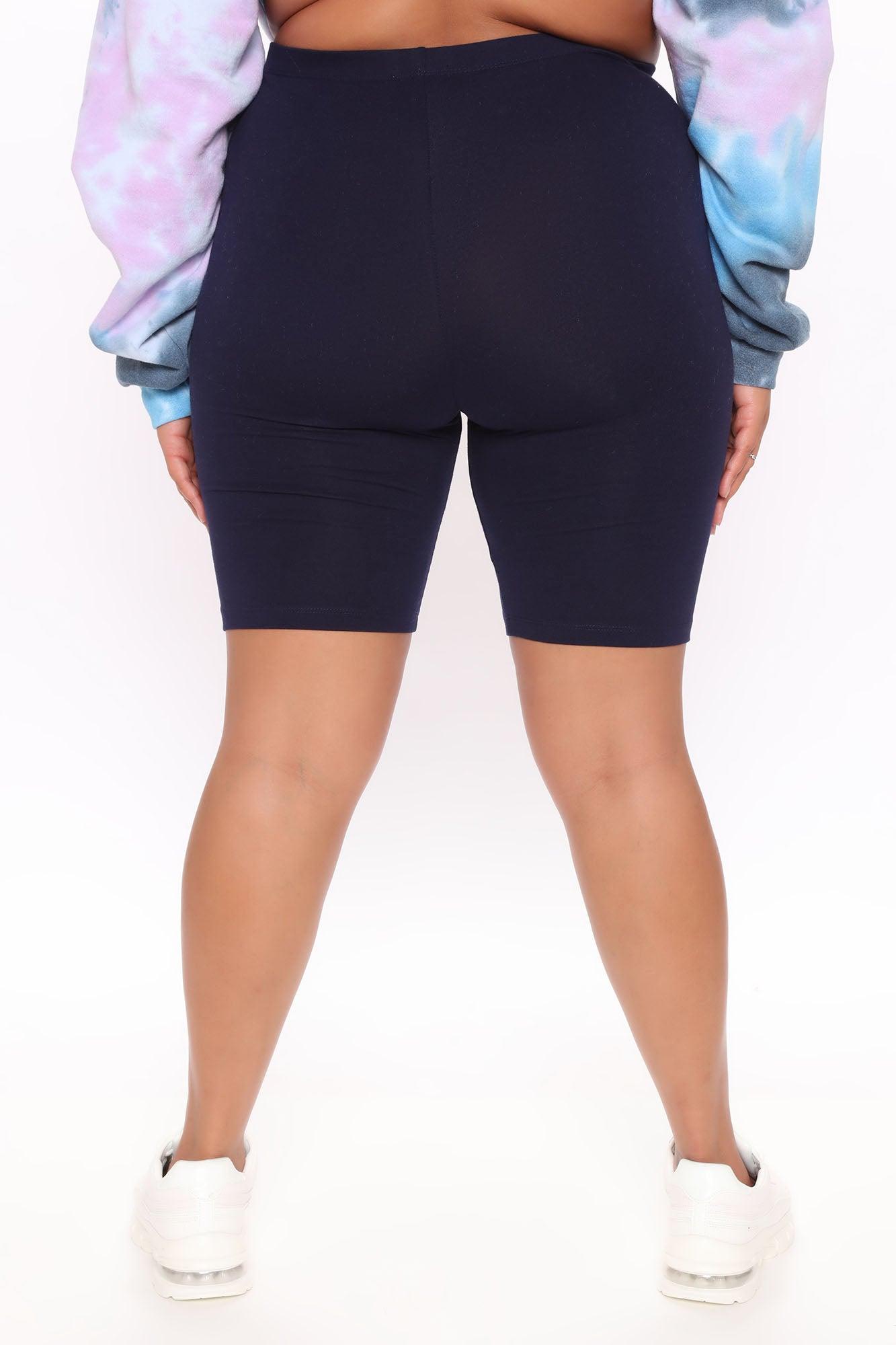 Natalee Biker Shorts - Navy Product Image