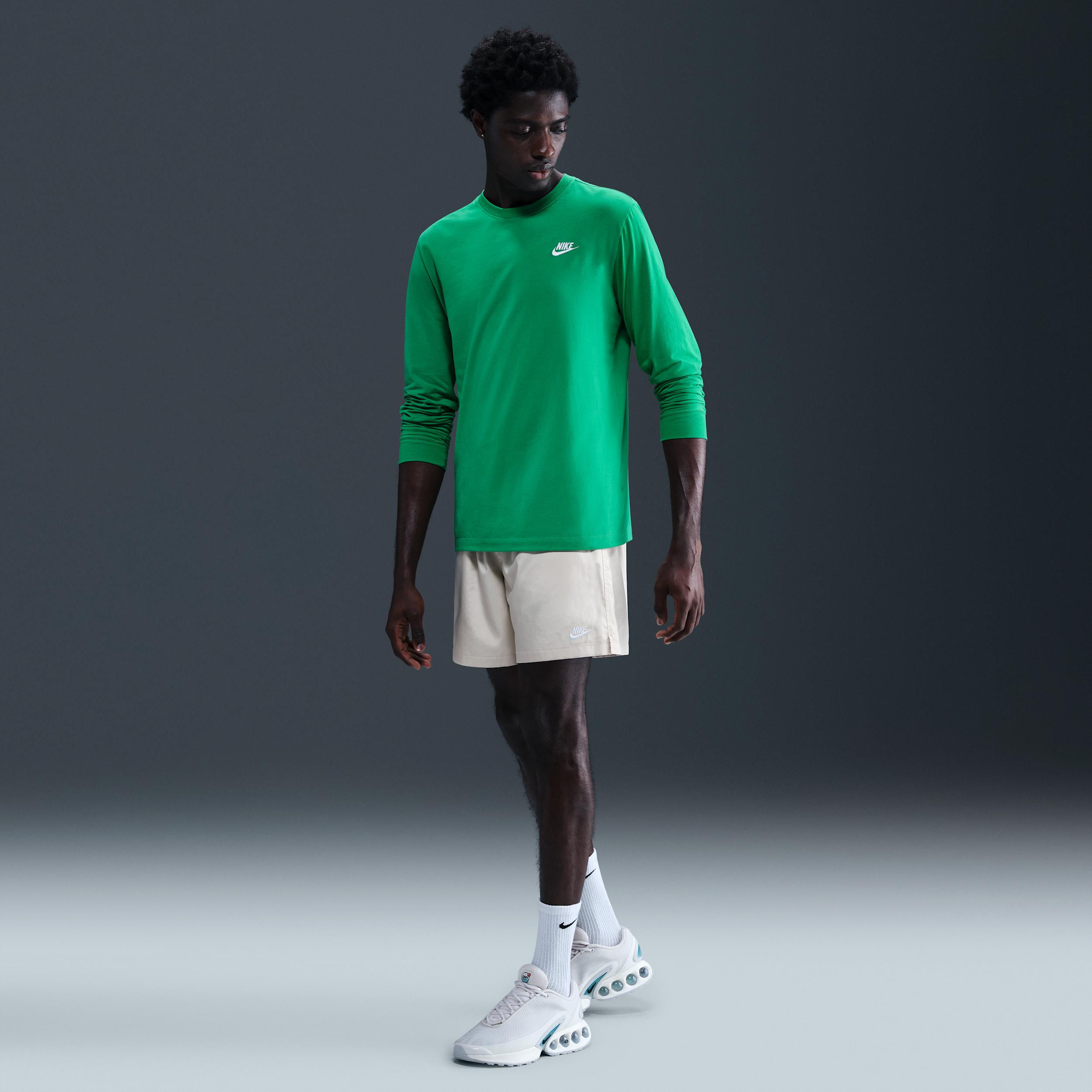 Mens Nike Sportswear Club Long-Sleeve T-Shirt | AR5193-324 Product Image