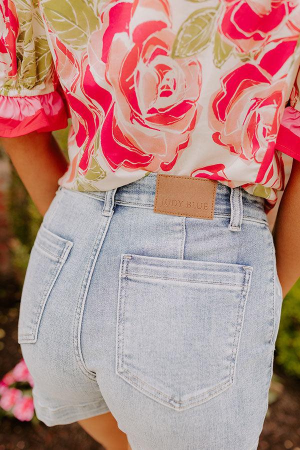 JUDY BLUE Stella High Waist Shorts Product Image