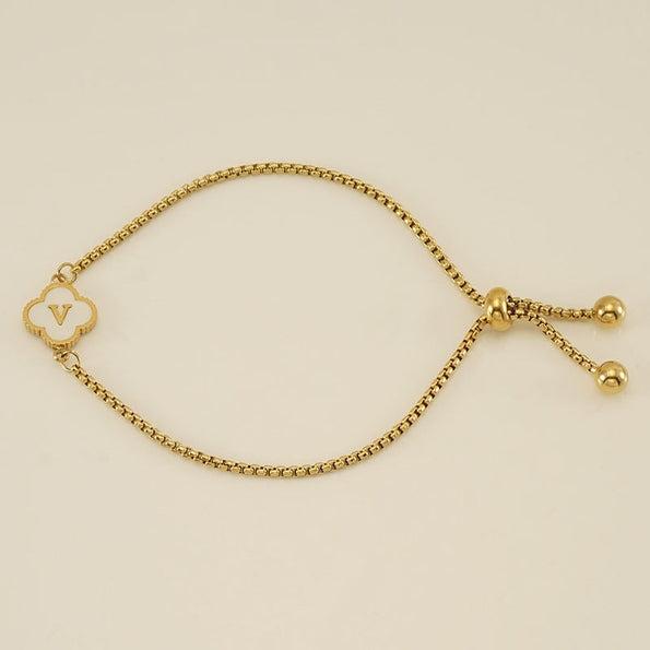 Clover Initial Bracelets Product Image