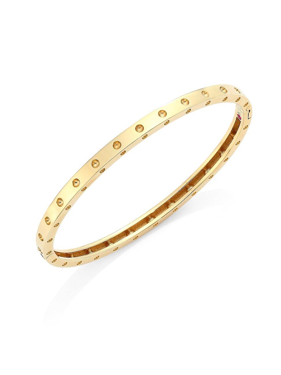 Pois Moi 18K Yellow Gold Oval Bangle Bracelet Product Image