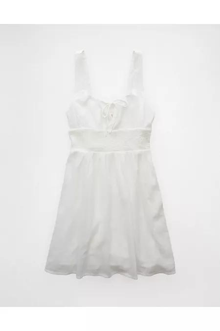 AE Smocked Waist Mini Dress Women's Product Image