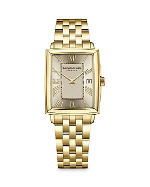 Raymond Weil Toccata Gold-tone Rectangular Watch, 23mm Product Image