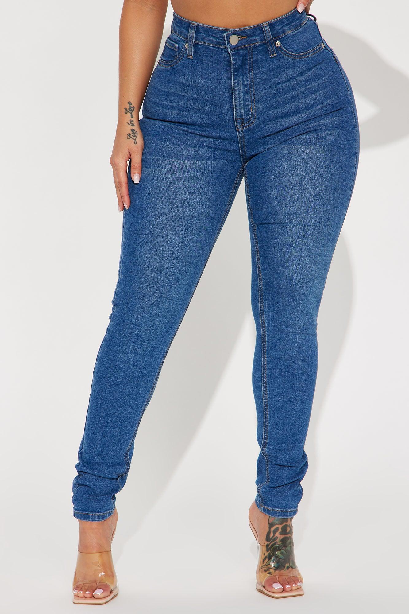 Tucson Booty Lifting High Rise Stretch Skinny Jeans - Medium Wash Product Image