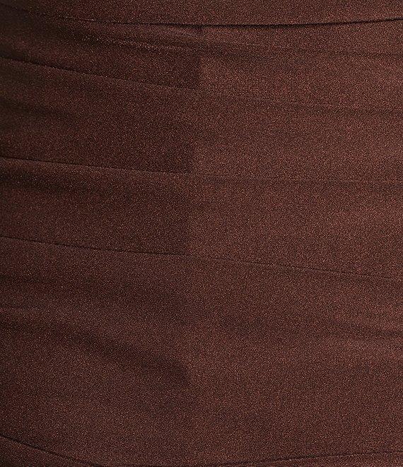 Honey and Rosie Cowl Neck Ruched Bodycon Dress Product Image