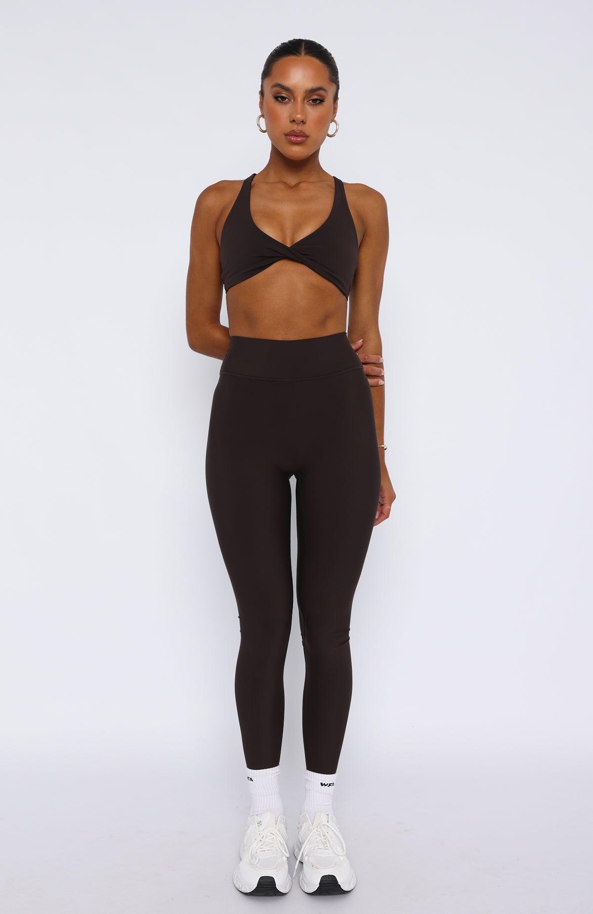 Go Getter High Waisted Leggings Espresso Product Image