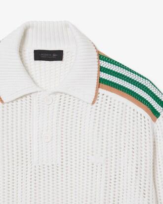 Runway Long Sleeved Knit Polo Product Image