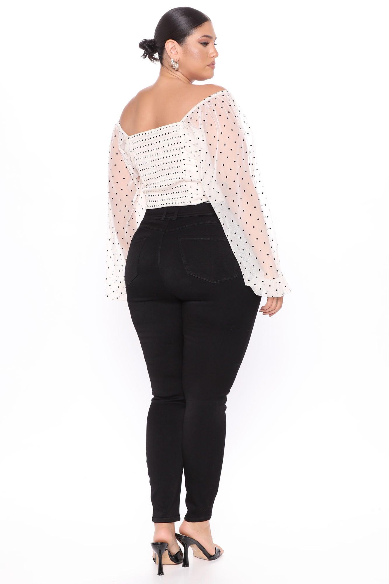 Snatch Me Tight Booty Lifter Skinny Jeans - Black Product Image