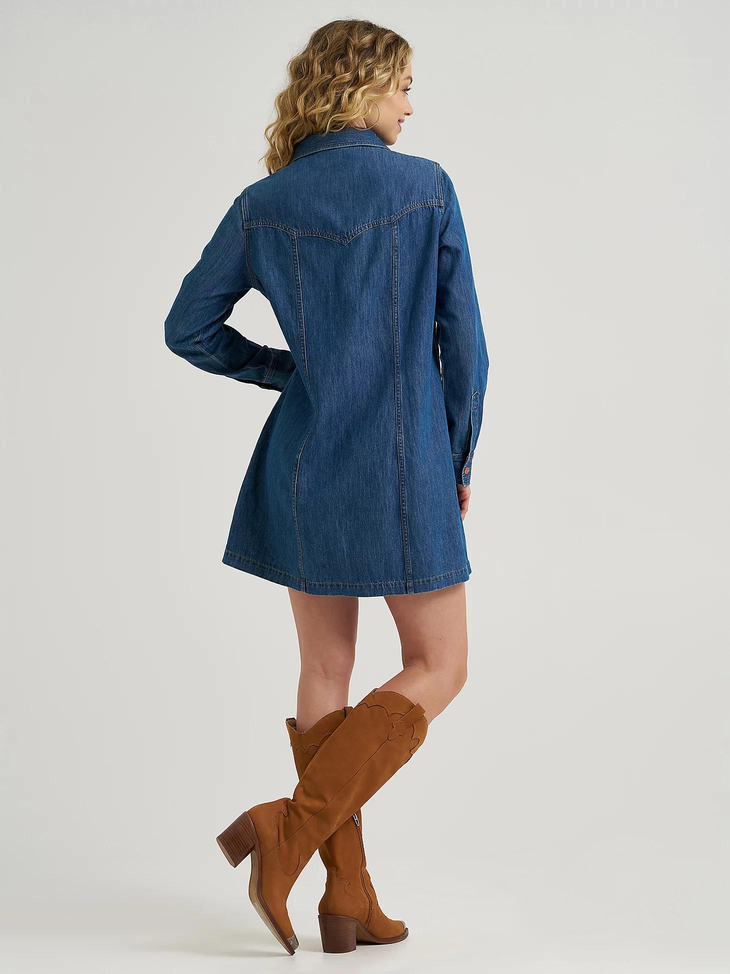 Women's Western Babydoll Dress in Constellation Product Image