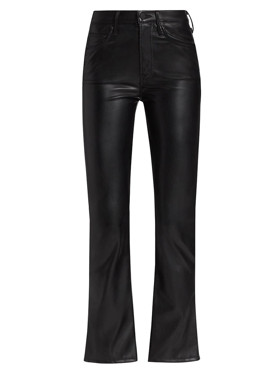 Womens The Insider Ankle-Crop Faux Leather Pants Product Image