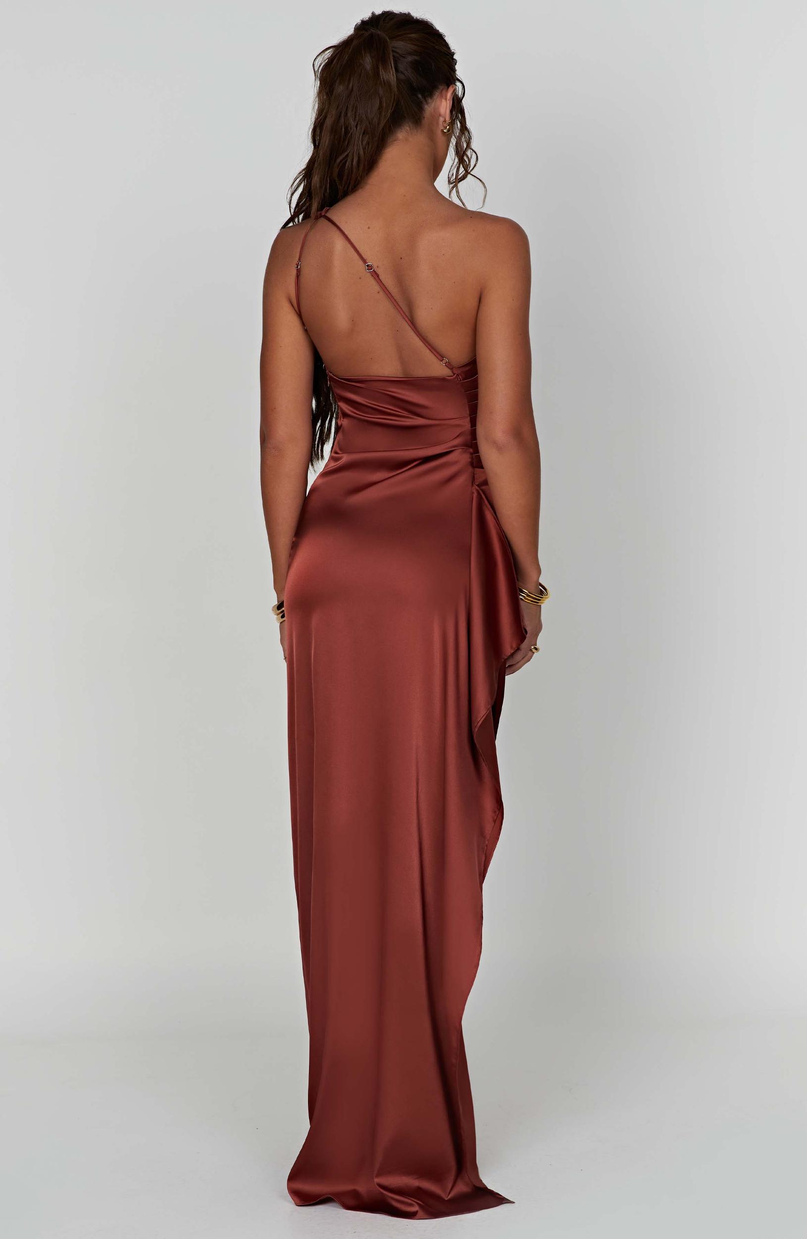 Ariel Maxi Dress - Rust Product Image