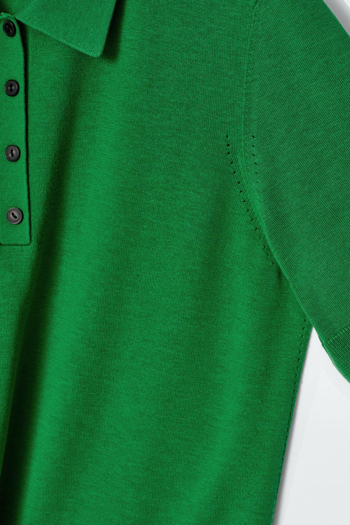 MERINO WOOL-BLEND POLO SHIRT Product Image