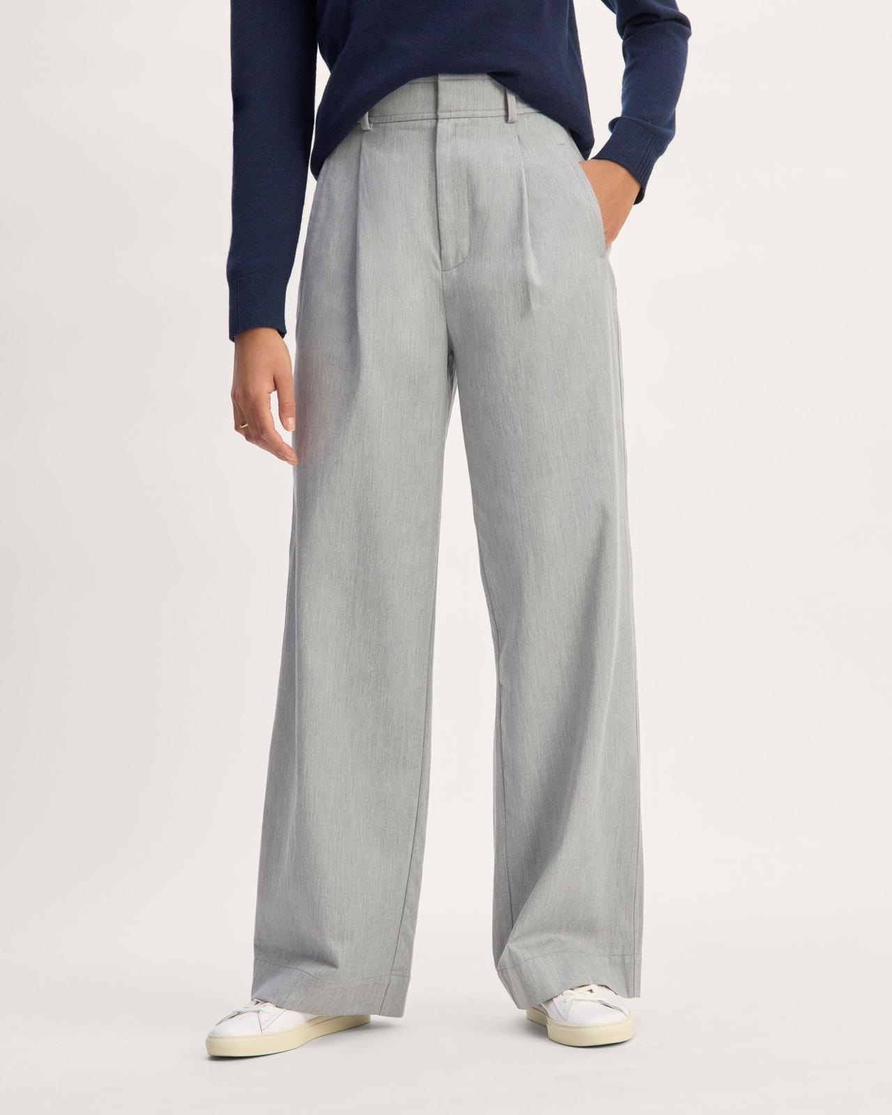 The Draper Pleated Pant in Buttersmooth Product Image