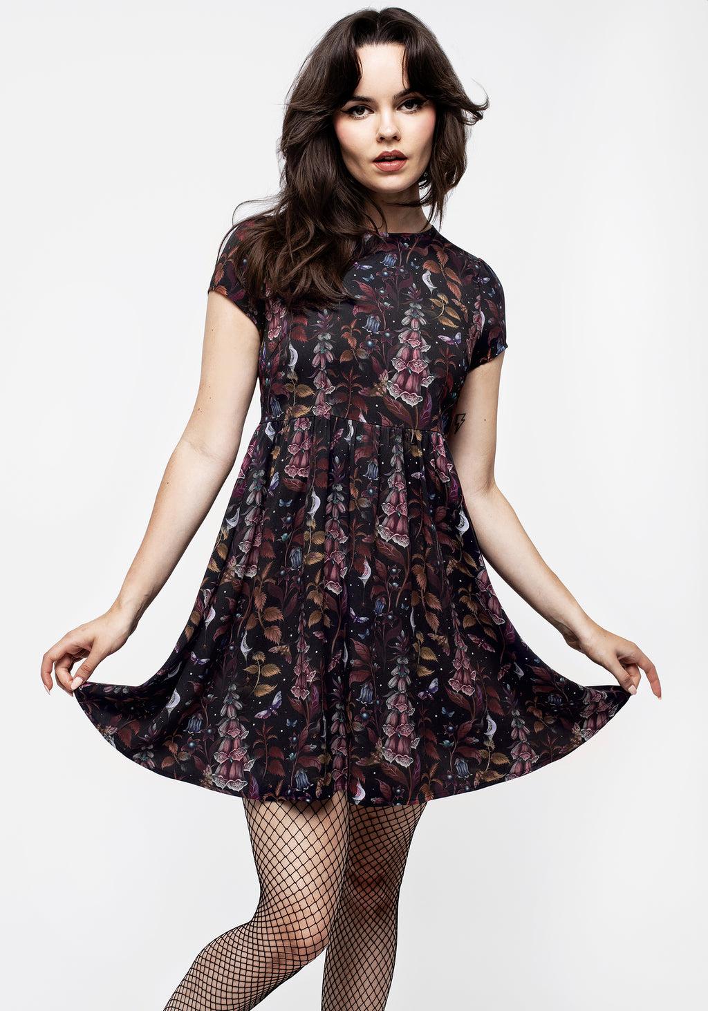 Foxglove Mini Skater Dress Product Image