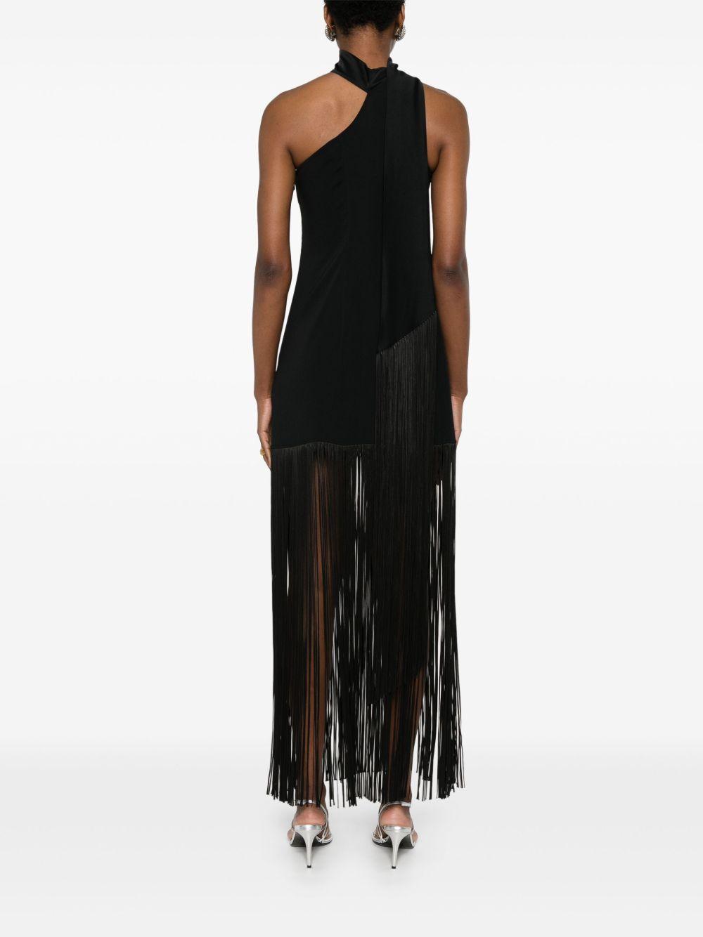 asymmetric fringed dress Product Image