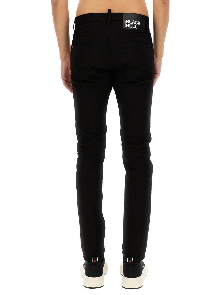 DSQUARED2 Cool Guy Mid-rise Skinny Jeans In Black Product Image