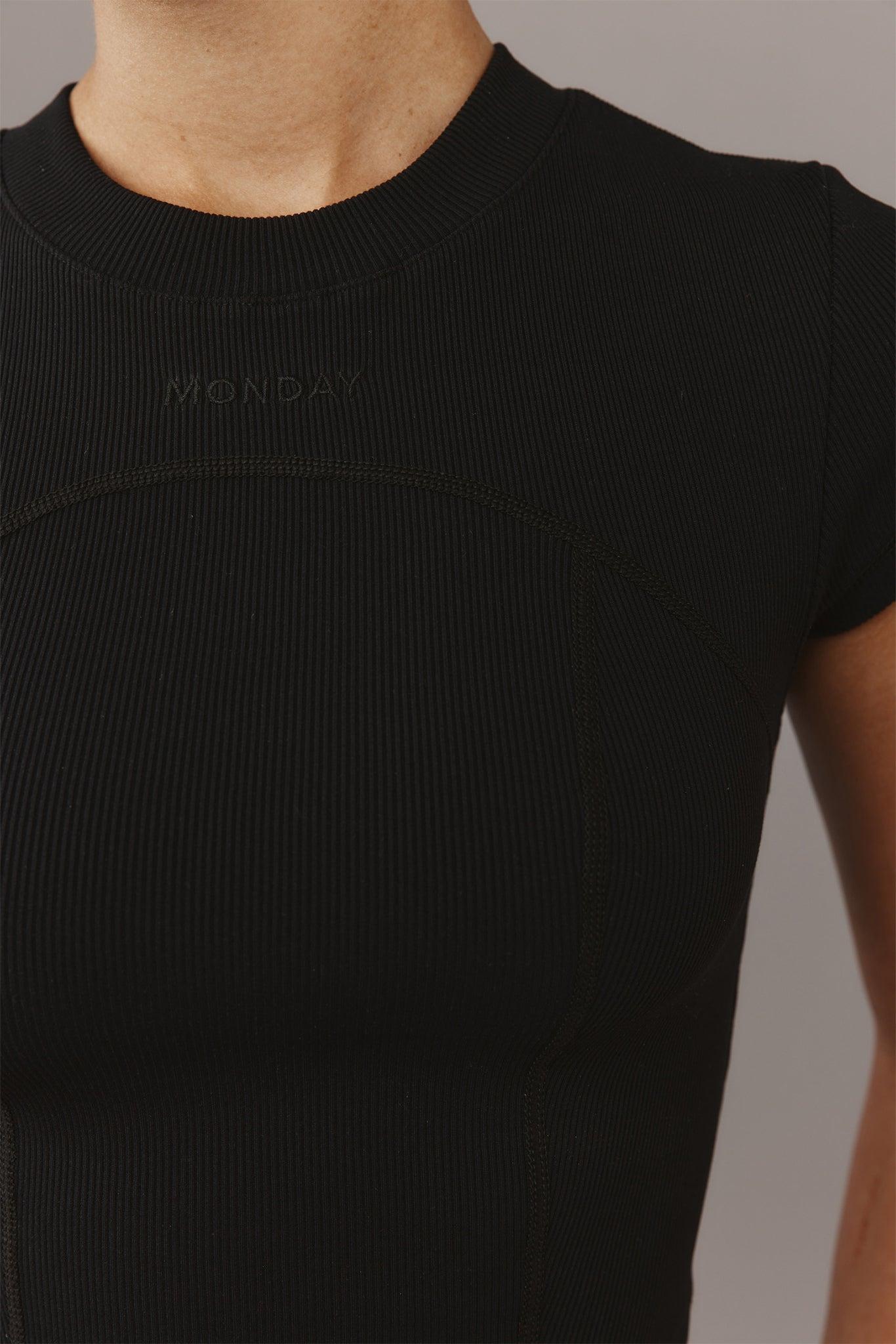 Joshua Tree Top - Black Thick Rib Product Image