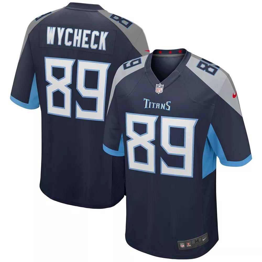 Men's Nike Frank Wycheck Navy Tennessee Titans Game Retired Player Jersey,  Product Image