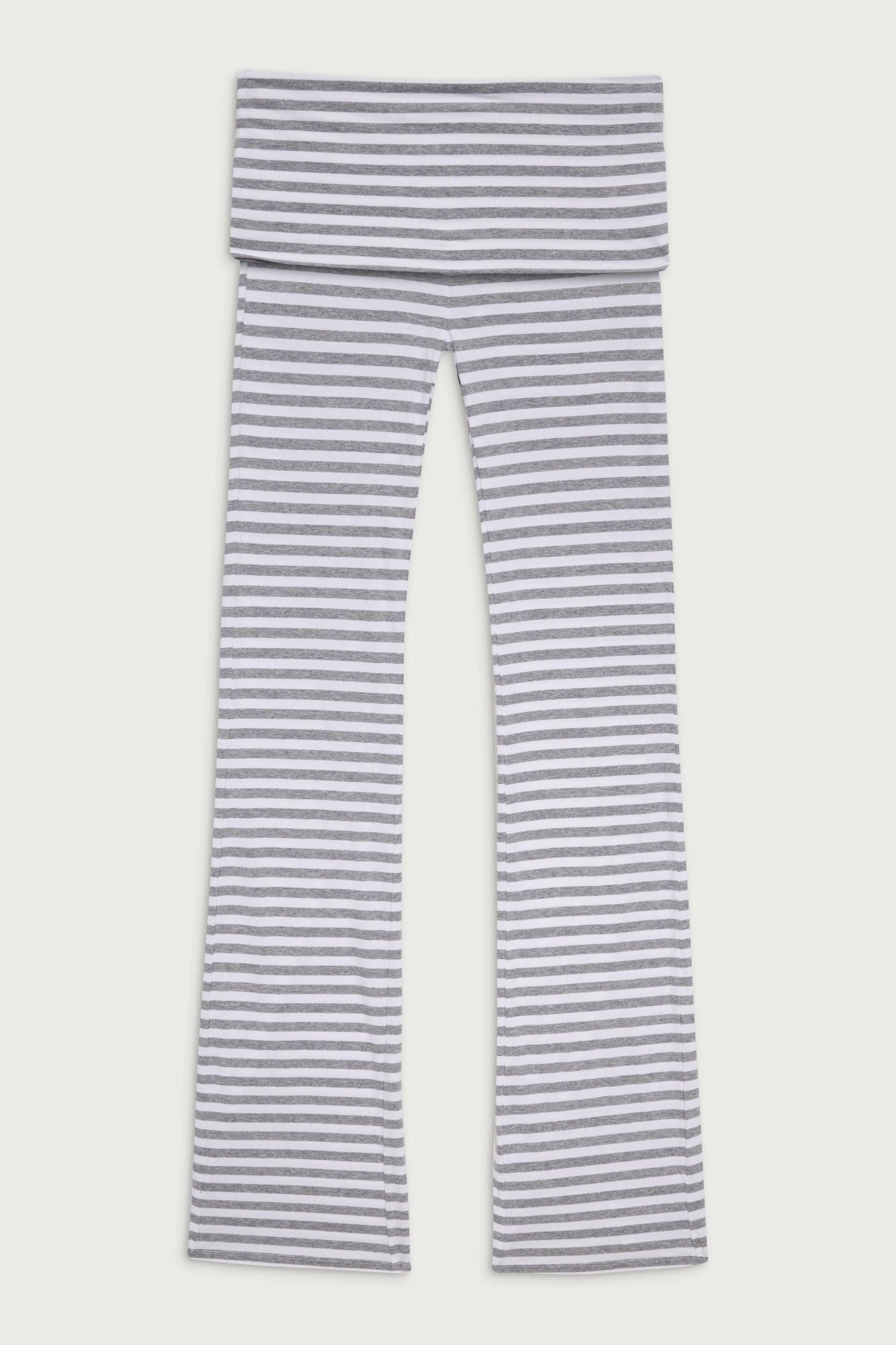 Avenue Cotton Flare Legging - Hazy Stripe Product Image
