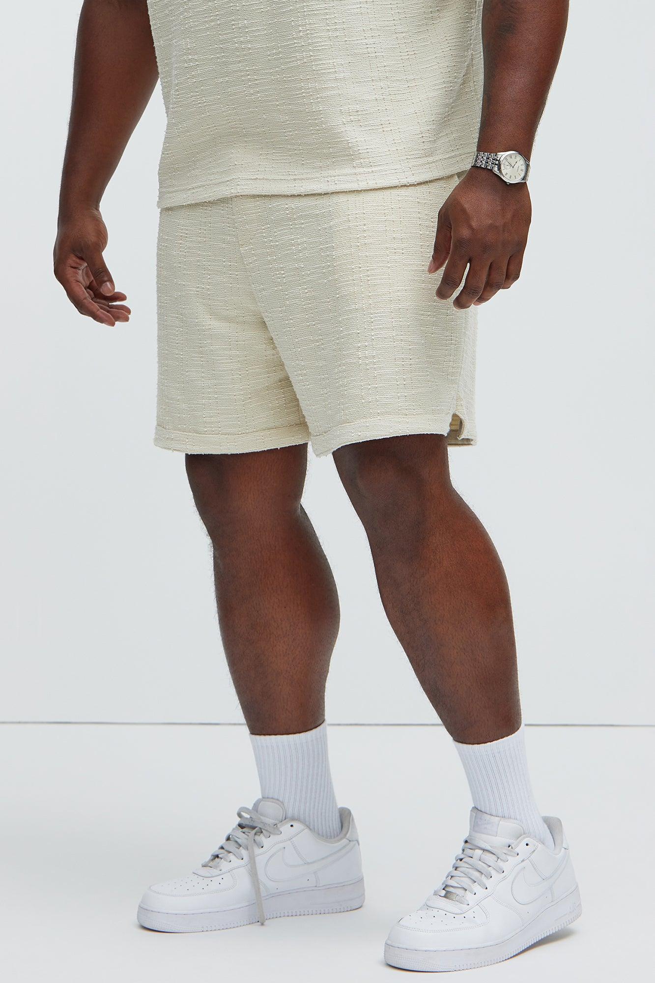 Jordan Textured Volley Shorts - Off White Product Image