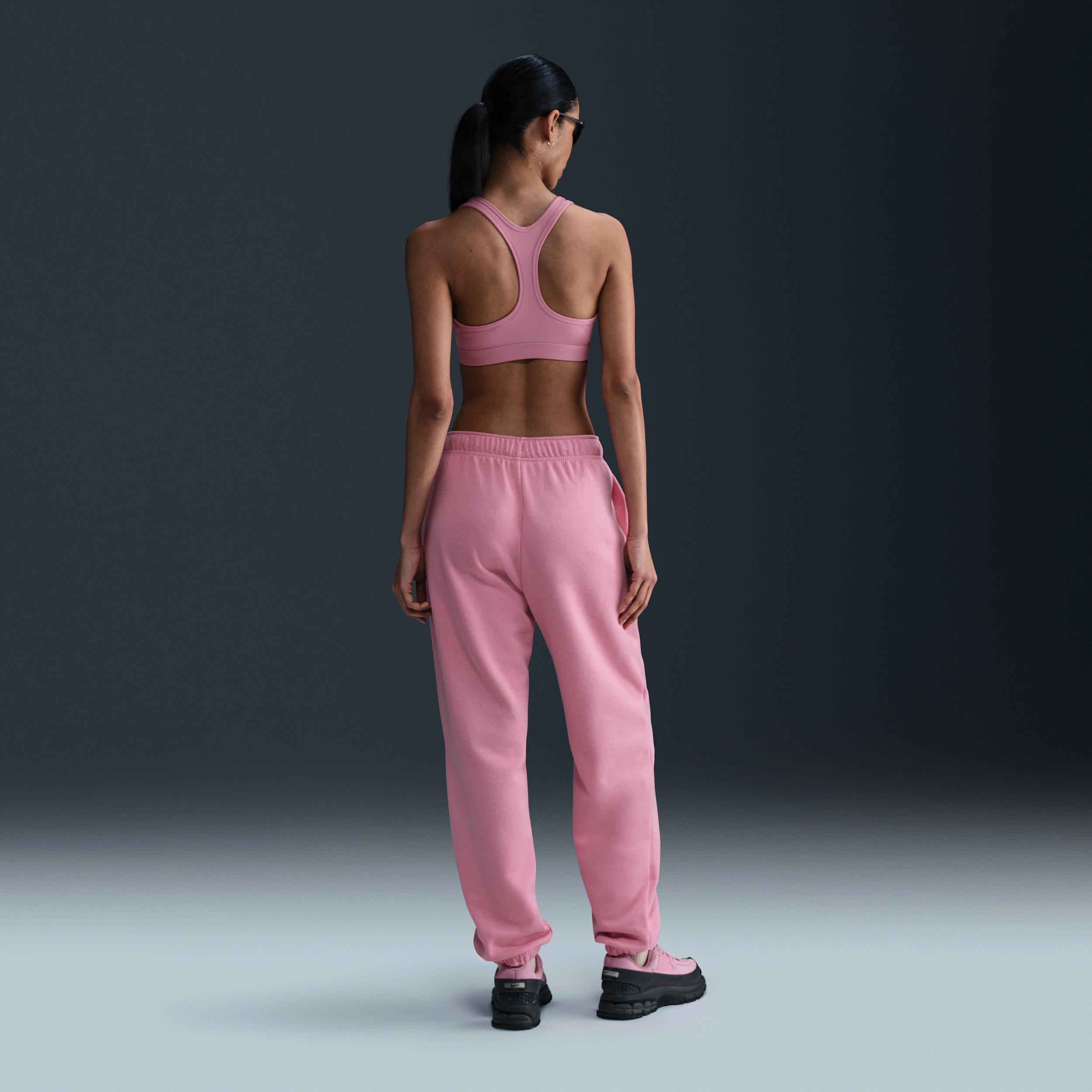 Womens Nike Sportswear Club Fleece Mid-Rise Oversized Sweatpants Product Image