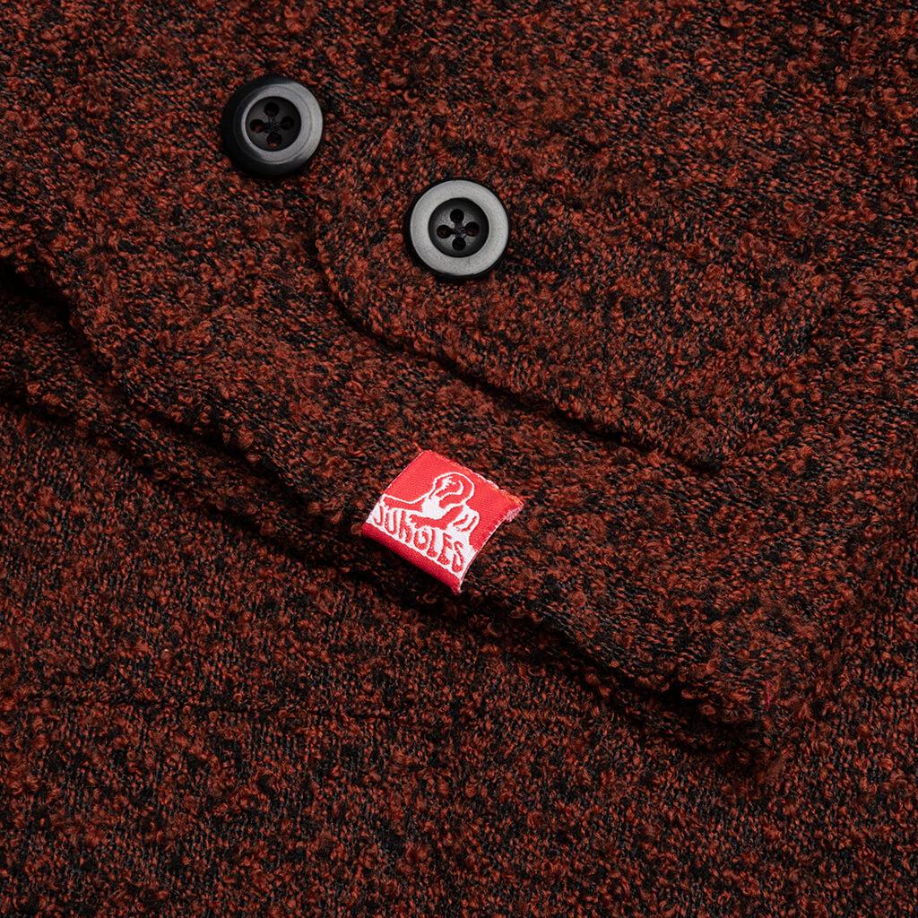 Faux Suede Jacket - Black Male Product Image