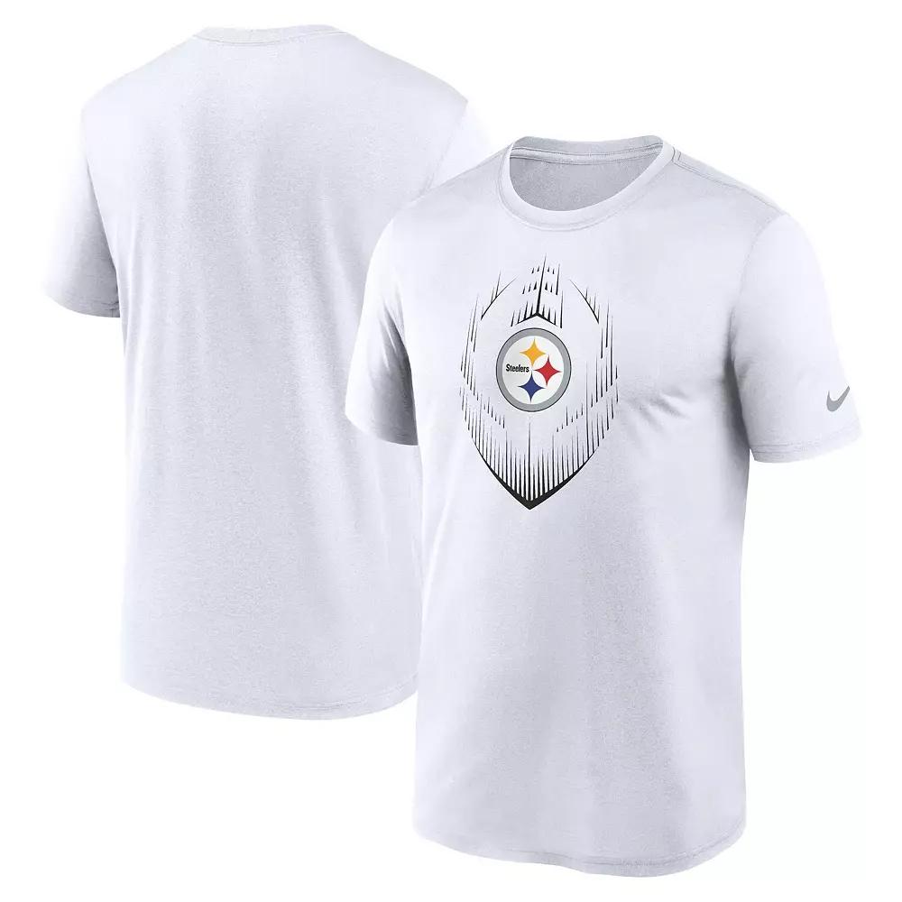 Men's Nike White Pittsburgh Steelers Primetime Legend Icon Performance T-Shirt, Size: Small Product Image