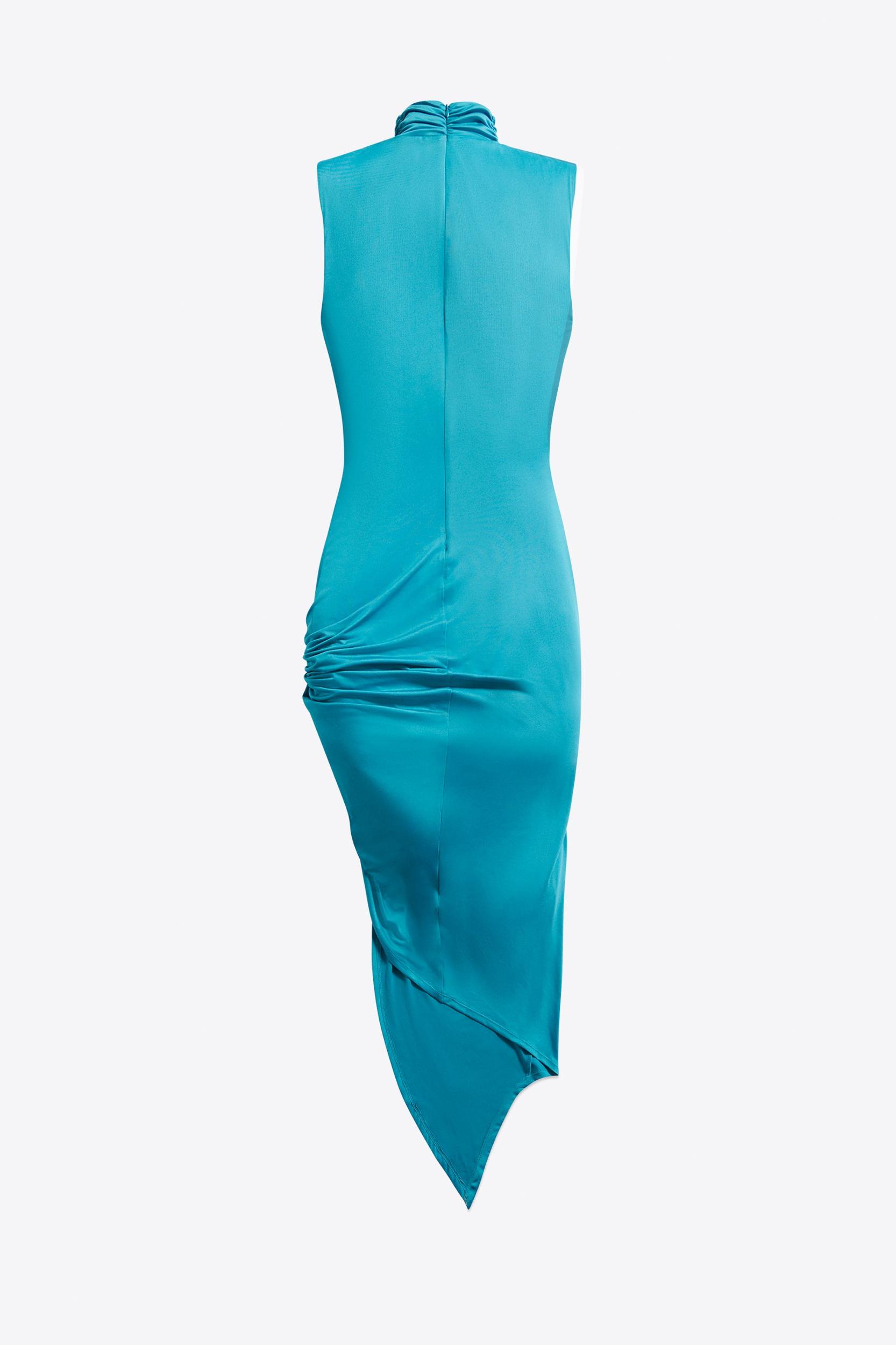 Crystal Cluster Draped Midi Dress Product Image