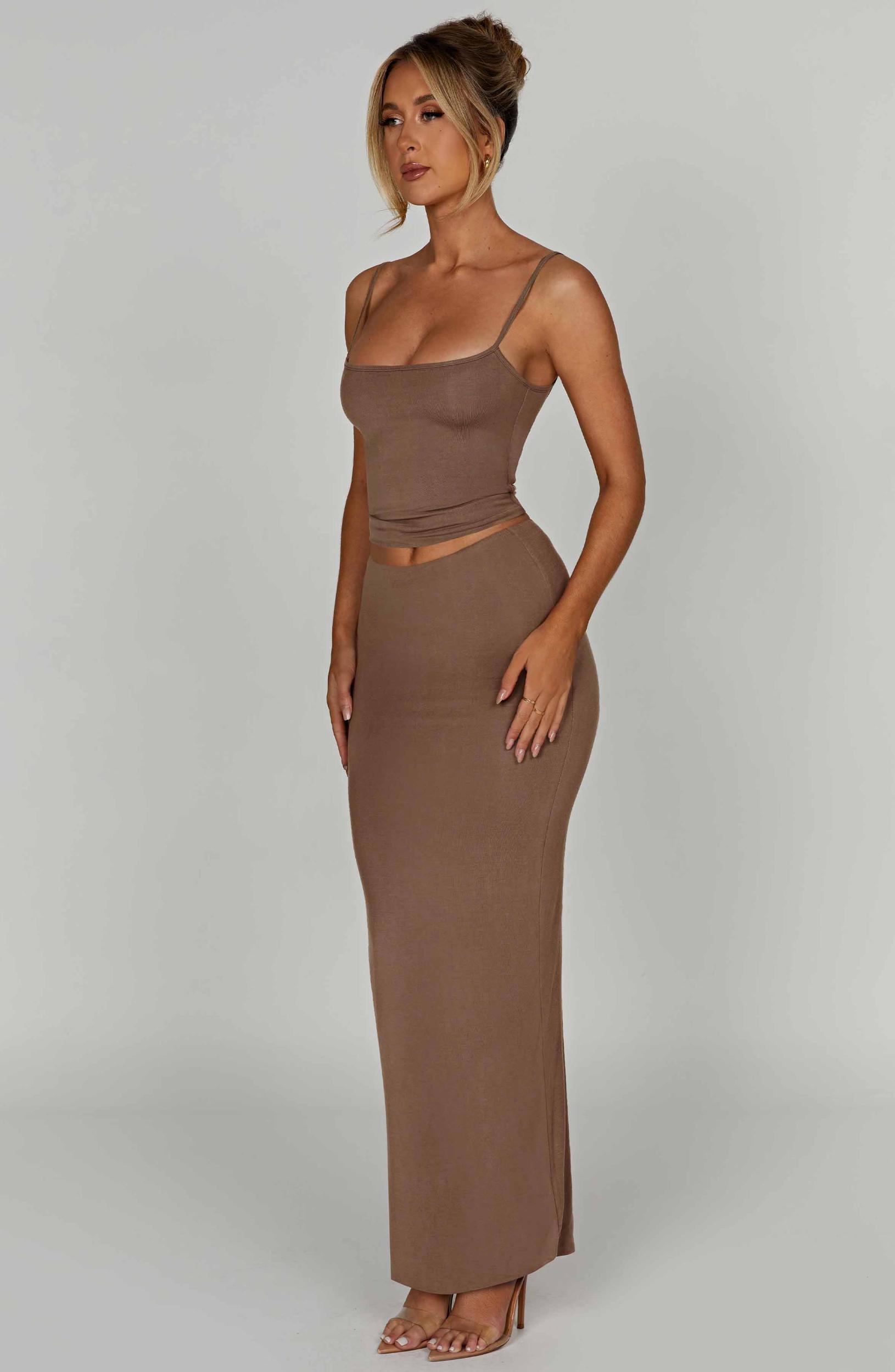 Yazmin Maxi Skirt - Mocha Product Image