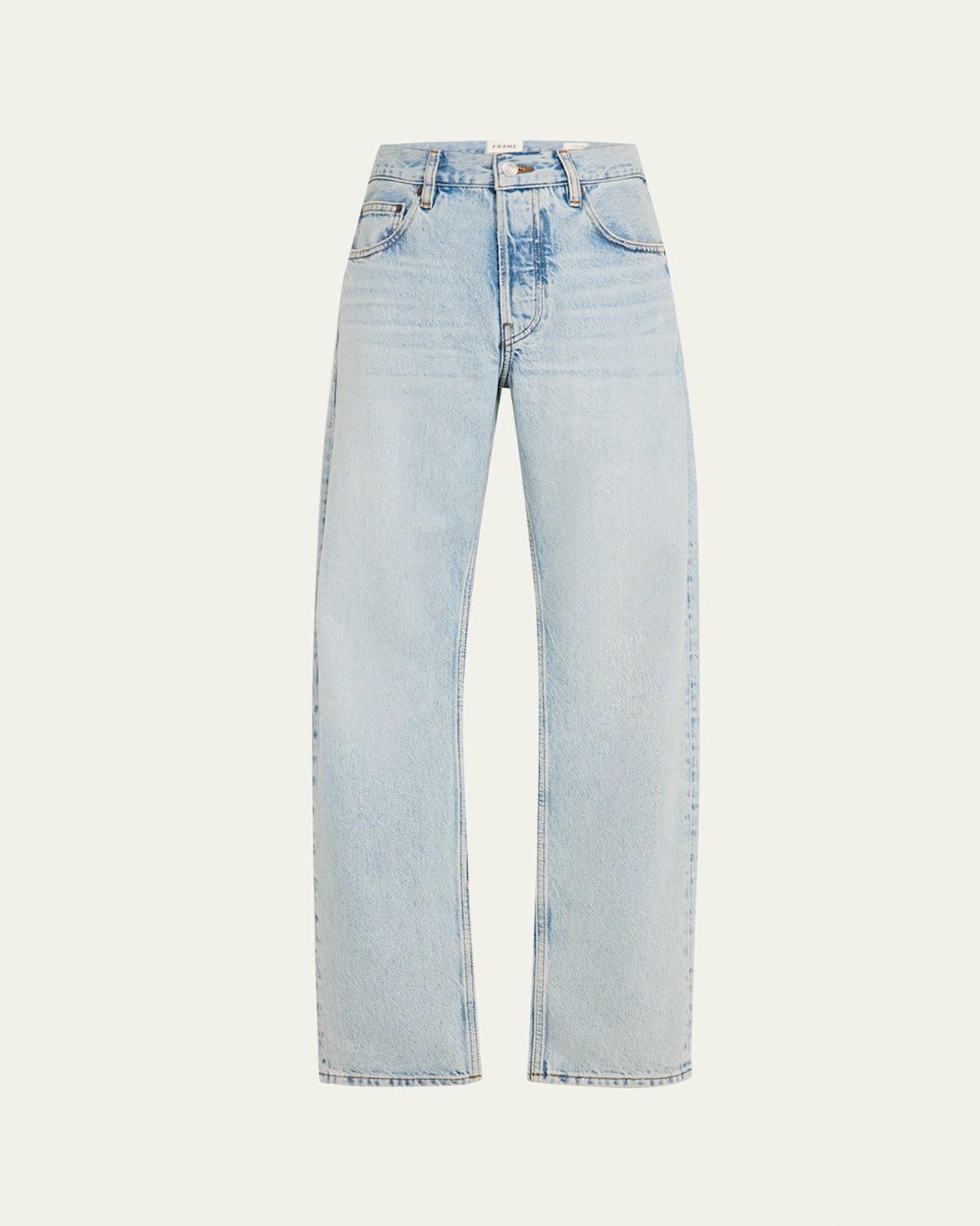 Mens The Straight Washed Jeans Product Image
