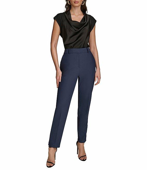 Donna Karan High-Rise Slim Leg Ankle Length Pant Product Image