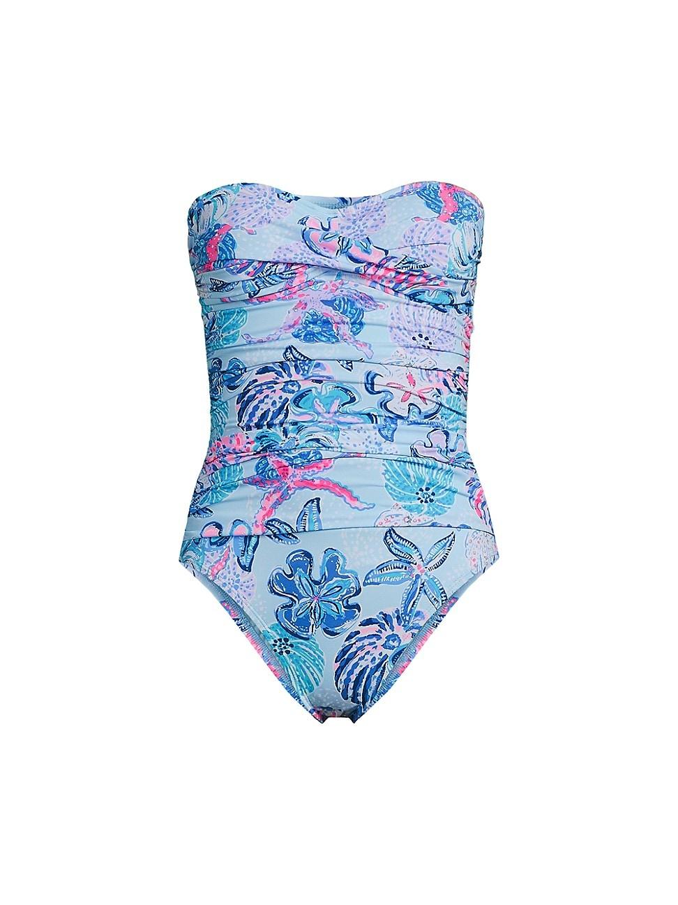 Womens Flamenco Ruched One-Piece Swimsuit Product Image