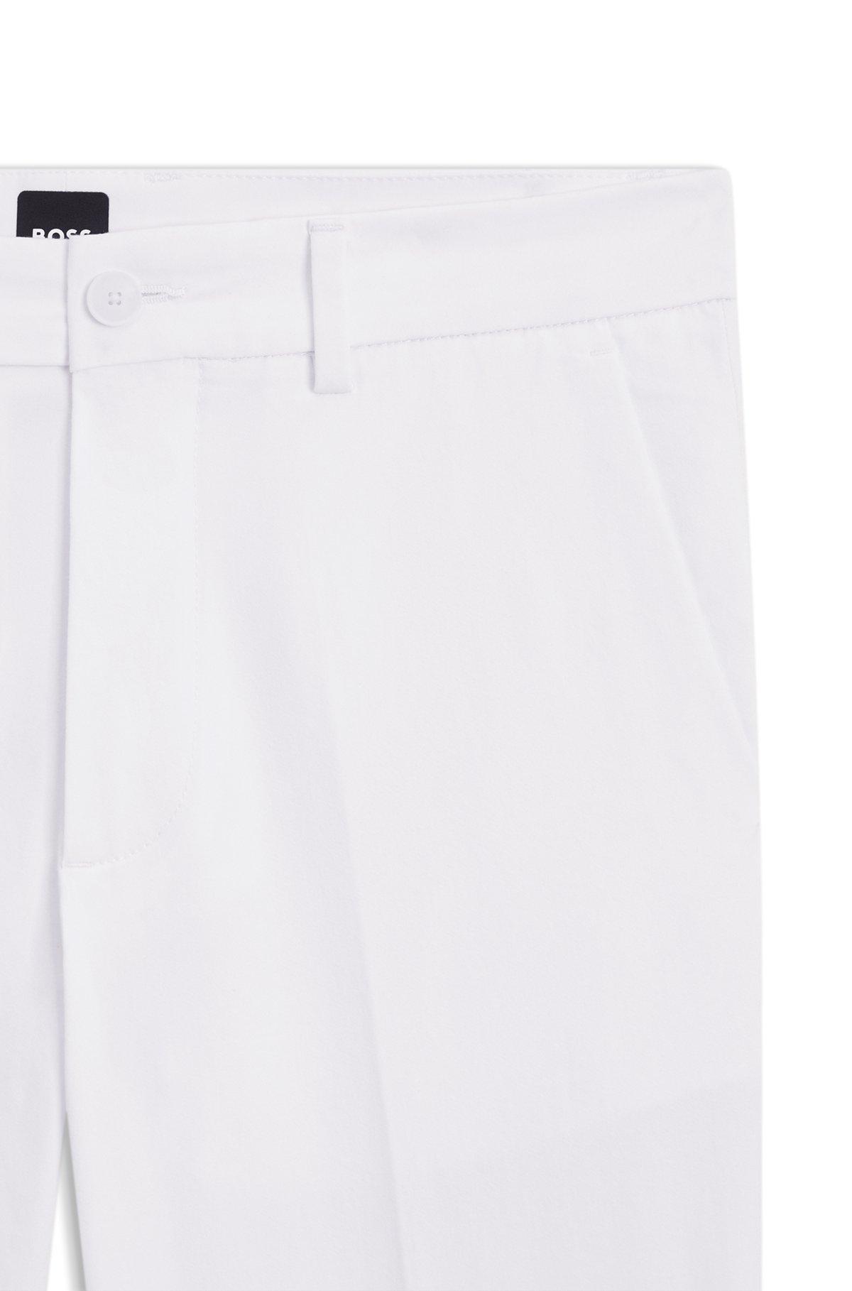 Slim-fit pants in cotton-blend twill Product Image