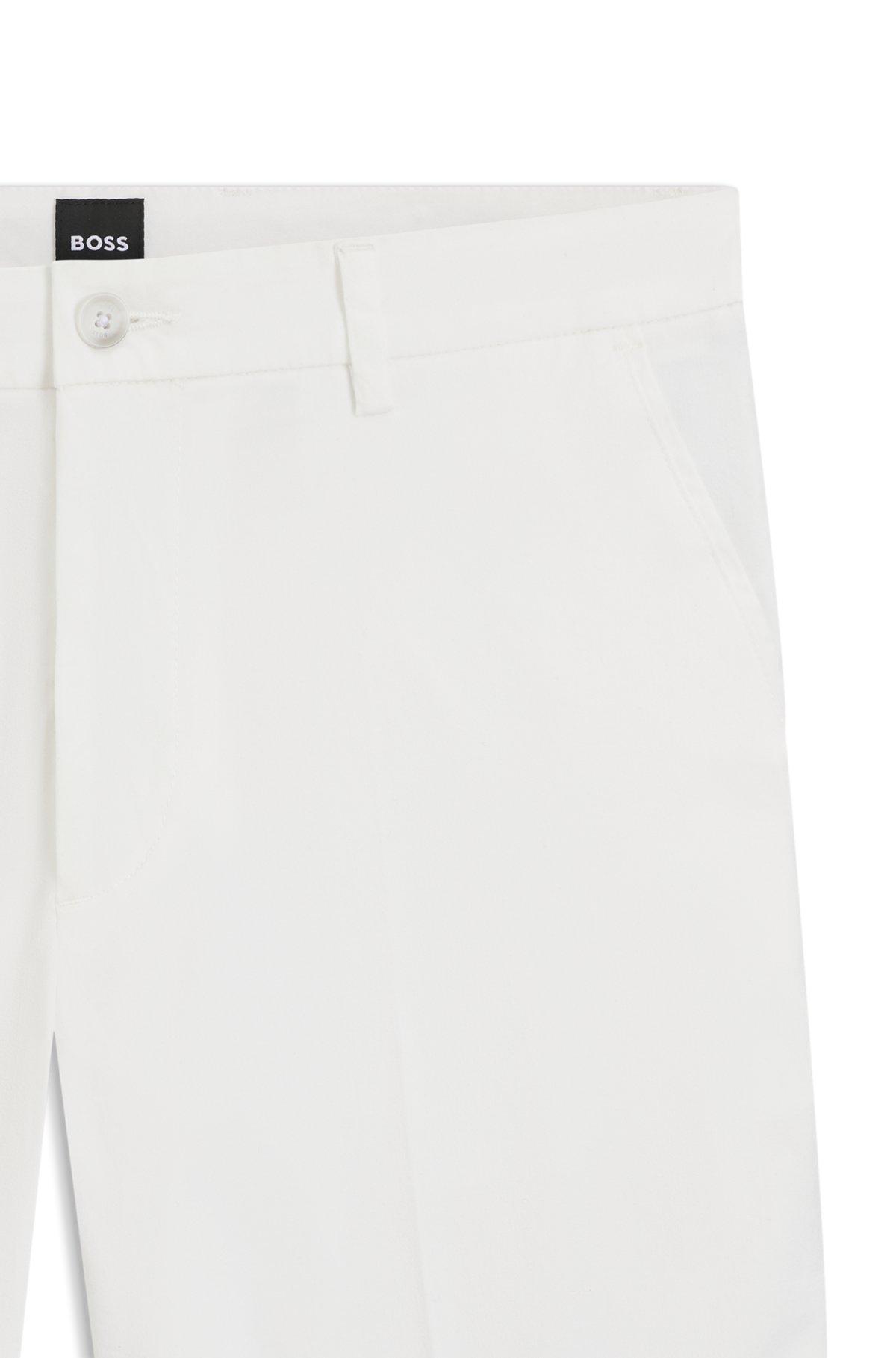 Modern-fit shorts in stretch-cotton twill Product Image