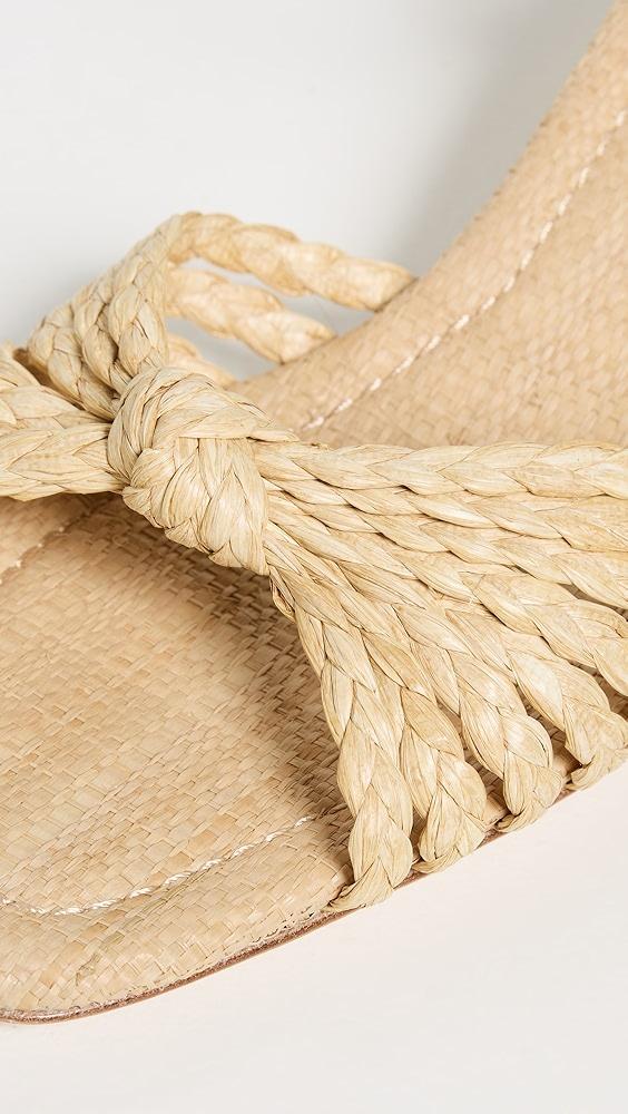 Loeffler Randall Riya Braided Mignon Knot Mid-Heel Sandals | Shopbop Product Image