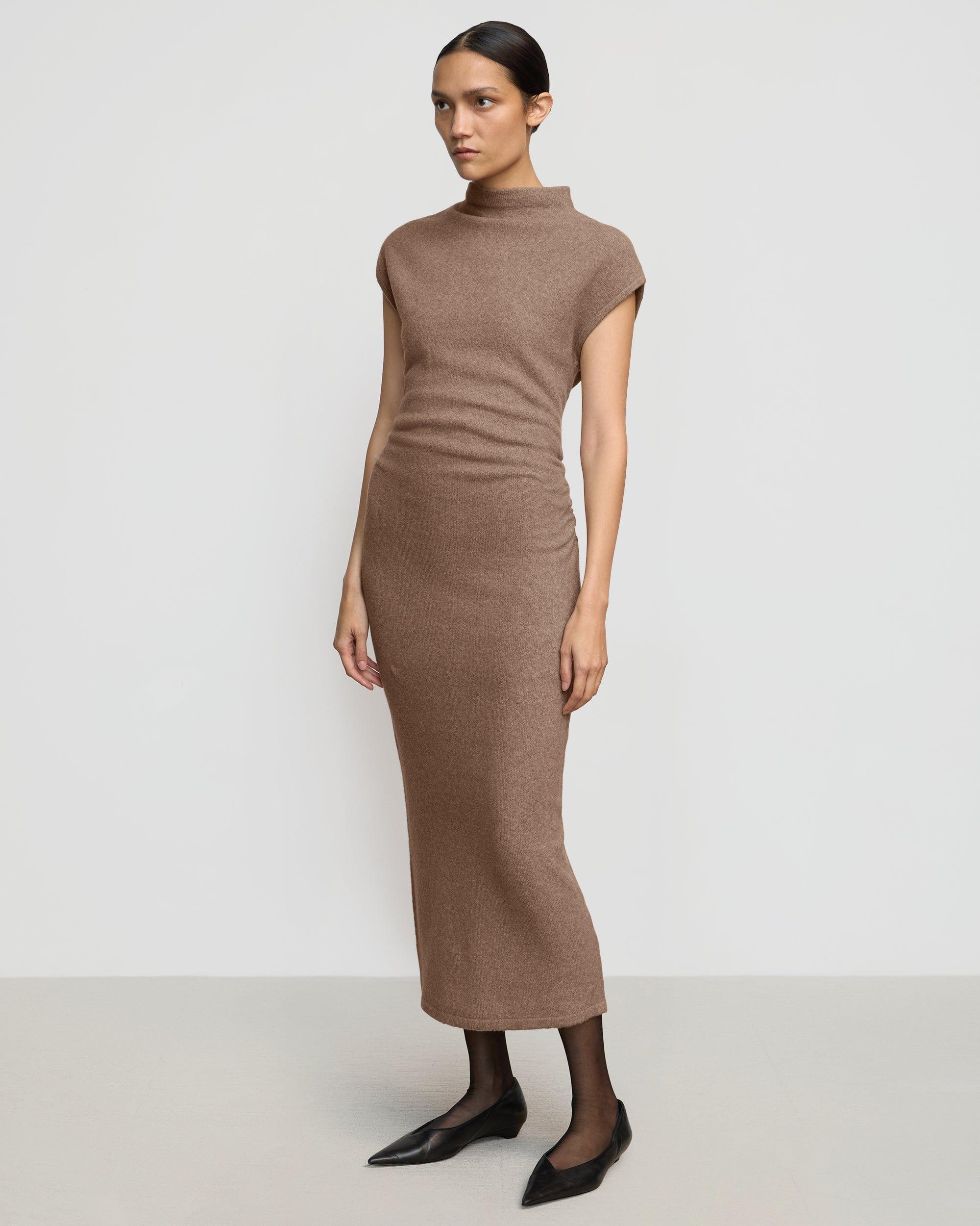 Caspia Mock-Neck Sweater Dress Product Image