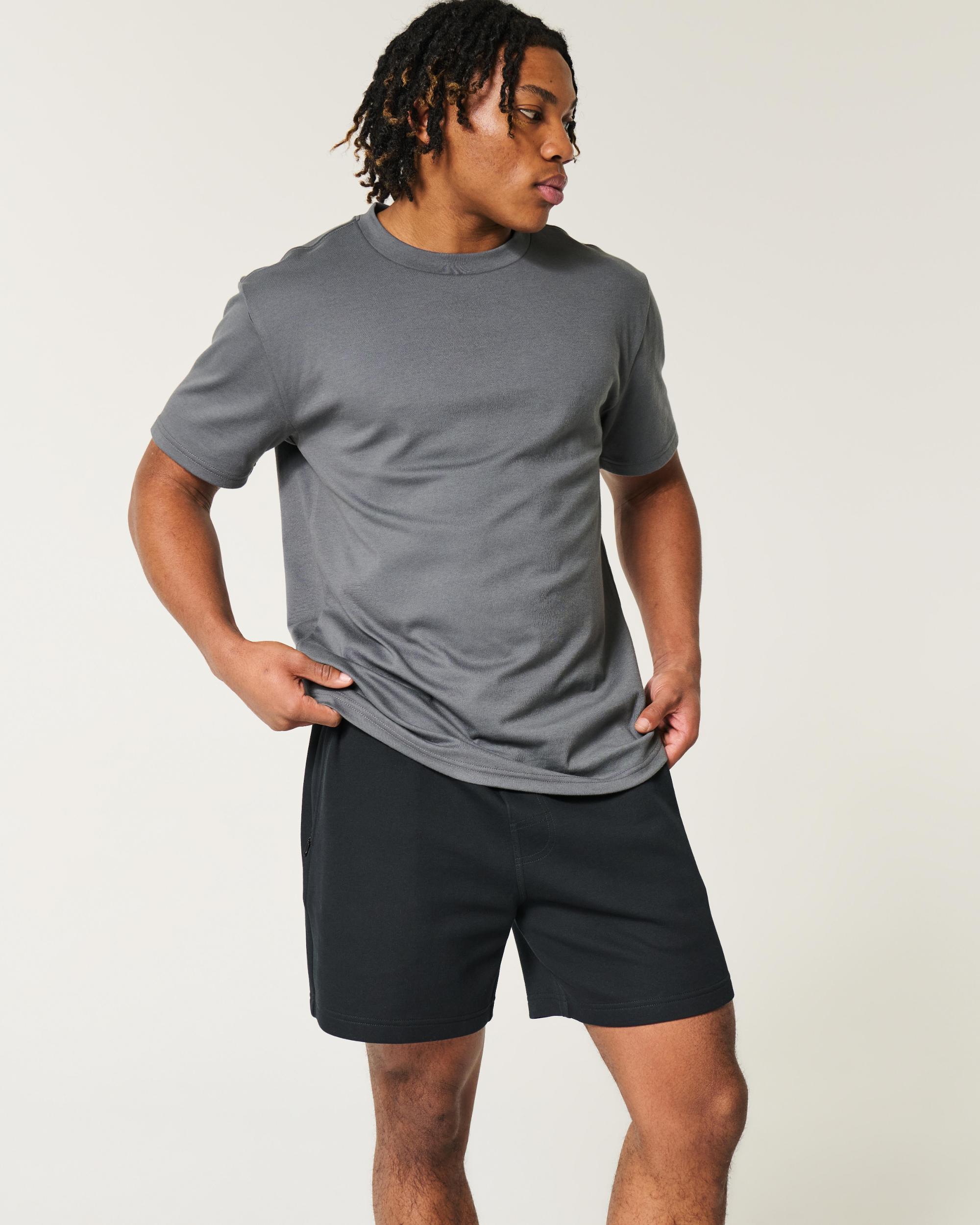 Mid-Thigh Cooling Fleece Shorts Product Image