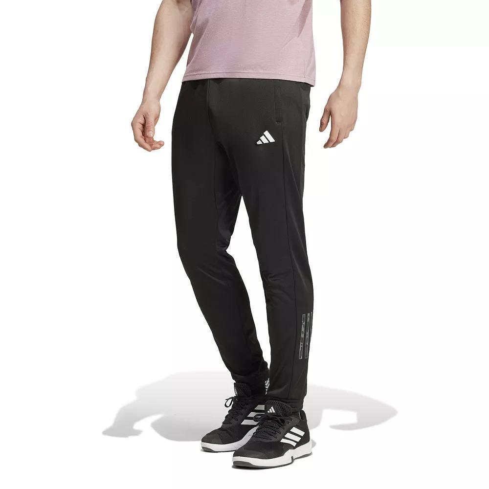 adidas Train Essentials Camo Training Pants Black XL Mens Product Image