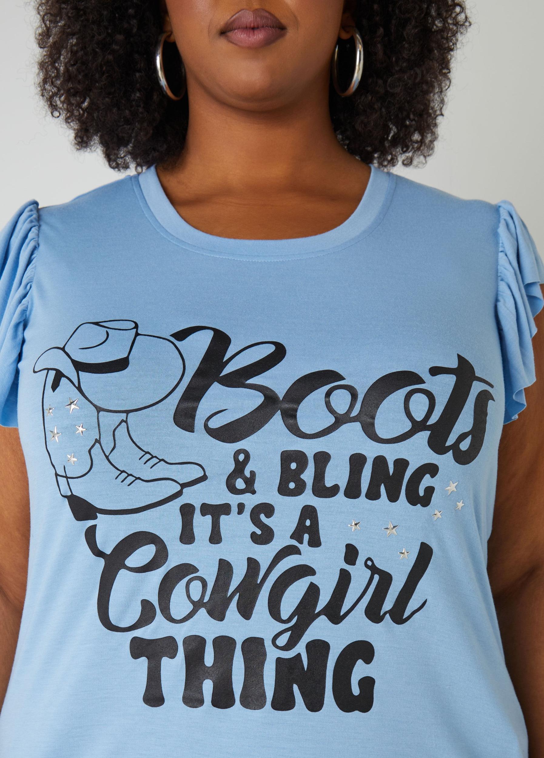 Boots & Bling Graphic Tee Product Image