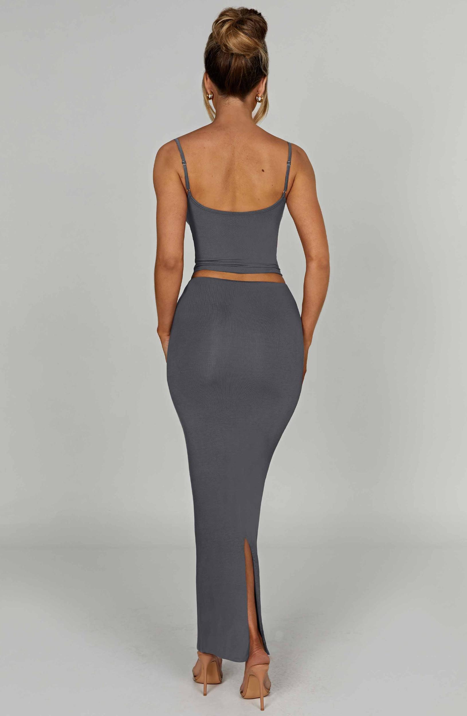 Yazmin Maxi Skirt - Charcoal Product Image
